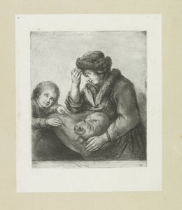 Moeder meet kind en kat
A Obra Completa de Etchings de John Chalon / Oeuvre Complette des Eaux Fortes par Jean Chalon (título da série) de Jan Chalon