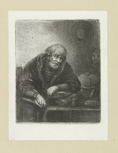 Oude man aan zijn bureau
A Obra Completa de Etchings de John Chalon / Oeuvre Complette des Eaux Fortes par Jean Chalon (título da série) de Jan Chalon