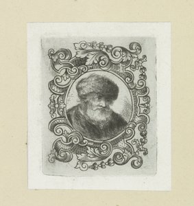 Oude man conheceu bonthoed em ornamentrand The Compleat Work of Etchings por John Chalon / Oeuvre Complette des Eaux Fortes par Jean Chalon (título da série)