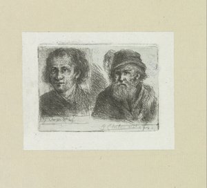 Twee mannen The Compleat Work of Etchings por John Chalon / Oeuvre Complette des Eaux Fortes par Jean Chalon (título da série) de Jan Chalon