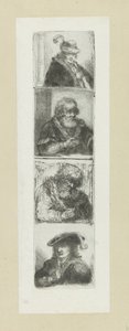 Vier mansportretten
A Obra Completa de Etchings de John Chalon / Oeuvre Complette des Eaux Fortes par Jean Chalon (título da série) de Jan Chalon