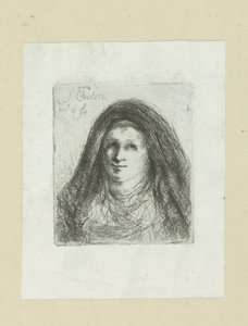 Mulher adulta com véu de cabeça
A Obra Completa de Etchings de John Chalon / Oeuvre Complette des Eaux Fortes par Jean Chalon (título da série)