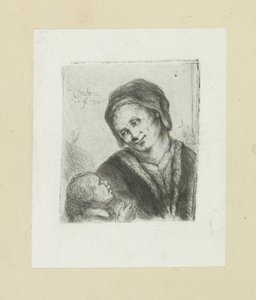 Vrouw en kind The Compleat Work of Etchings por John Chalon / Oeuvre Complette des Eaux Fortes par Jean Chalon (título da série) de Jan Chalon