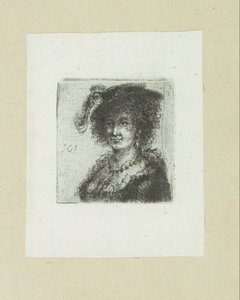 Vrouw conheceu hoed conheceu veer The Compleat Work of Etchings por John Chalon / Oeuvre Complette des Eaux Fortes par Jean Chalon (título da série) de Jan Chalon