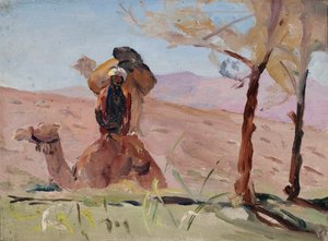 Deserto. Descanso nas montanhas do Líbano. Da viagem à Palestina de Jan Ciągliński