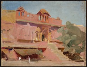Jaipur - edifícios. De uma viagem à Índia de Jan Ciągliński
