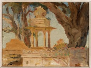 Santuário indiano de Hiesa em Udaipur. De uma viagem à Índia de Jan Ciągliński