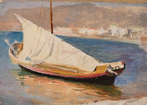 Barco à vela - Yalta. Da viagem ao Crimeia