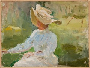 Retrato de Eugénia Aleksandra Rubcova, mãe do pintor Rubcov