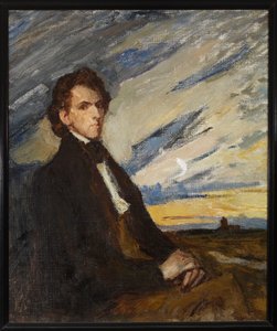 Retrato de Fryderyk Chopin de Jan Ciągliński