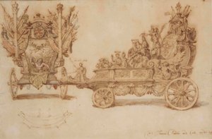 Desenho para um carro alegórico