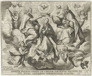 Coroação de Maria de Jan Collaert (II)
