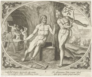 Phoebus informa Vulcano sobre adultério
Vénus e Marte (título da série)