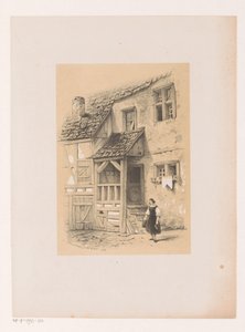 Fachada de uma casa residencial de Jan Diederikus Kruseman