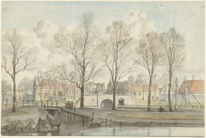 O Heerenpoort em Leiden (?) de Jan Ekels (I)
