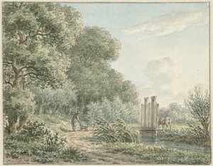 Caminhante na Estrada Amstelveen