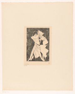 Casal dançante de Jan Frank (signed by artist)