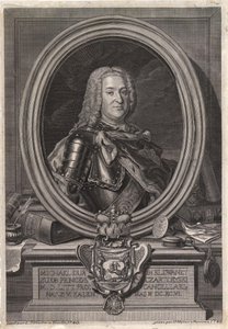 Retrato do príncipe Michal Fryderyk Czartoryski 1696-1775, meados do século XVIII.