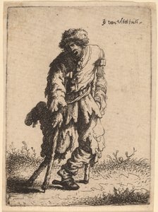Mendigo com uma perna de madeira, 1632.