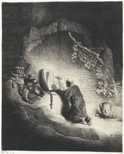 H. Hieronymus em gebed de Jan Gillisz. van Vliet
