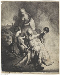 Ló e suas filhas de Jan Gillisz. van Vliet
