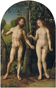 Adão e Eva de Jan Gossaert