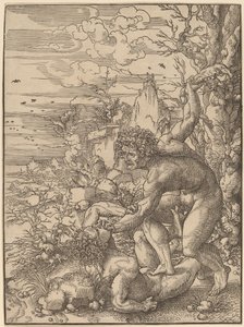 Caim matando Abel de Jan Gossaert