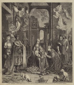 A adoração dos reis de Jan Gossaert