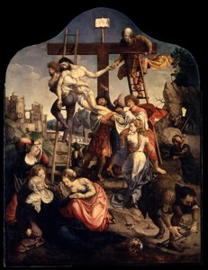 A Descida da Cruz, c1520. de Jan Gossaert