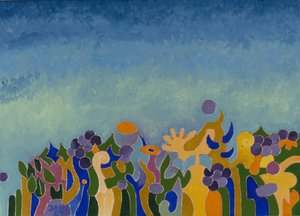 Entronização da Rainha do Vinho, 2007 (óleo sobre tela) de Jan Groneberg