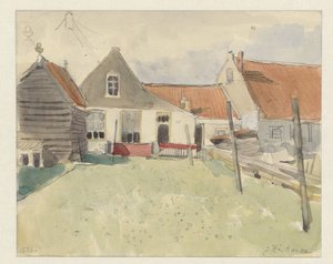 Casas em Vinkenbuurt, Amsterdã de Jan H.L. Hanau