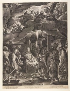 Adoração dos Pastores de Jan Harmensz. Muller