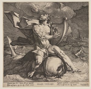 Arion num golfinho de Jan Harmensz. Muller
