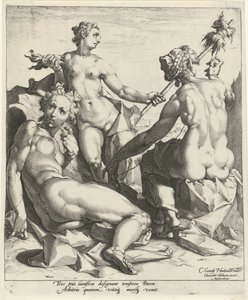 Três Destinos de Jan Harmensz. Muller