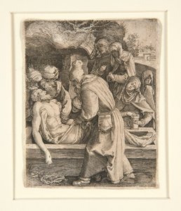 Sepultamento, de A Paixão de Jan Harmensz. Muller