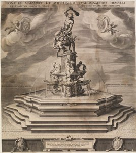 A fonte de Hércules em Augsburg