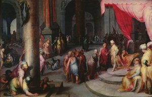 José apresenta seu pai e irmãos ao faraó, c.1590