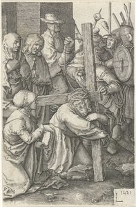 Rolamento cruzado Paixão de Cristo (título da série) de Jan Harmensz. Muller