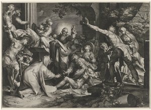 Ressurreição de Lázaro de Jan Harmensz. Muller