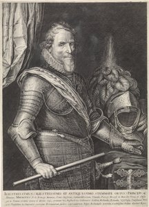 Retrato do príncipe Maurits de Orange de Jan Harmensz. Muller