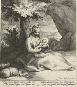 Descansar no voo para o Egipto de Jan Harmensz. Muller