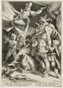 Vênus e Mercúrio de Jan Harmensz. Muller