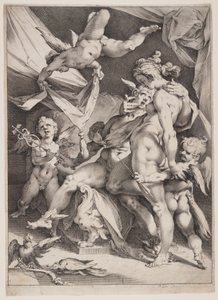 Vénus e Mercúrio de Jan Harmensz. Muller