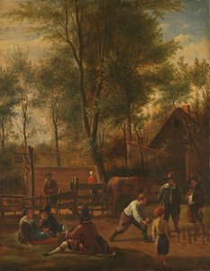 Os jogadores de Jan Havicksz. Steen (copy after)