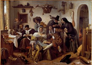 O mundo está de pernas para o ar ou Os delitos da luxúria.(Pintura