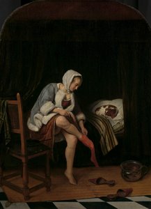 Mulher em seu banheiro Mulher em seu banheiro de Jan Havicksz. Steen