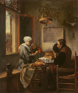 Graça antes da carne, 1660 de Jan Havickszoon Steen