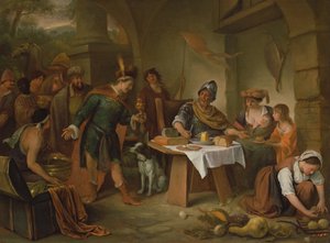 Manius Curius Dentatus e os Embaixadores Samnitas de Jan Havickszoon Steen