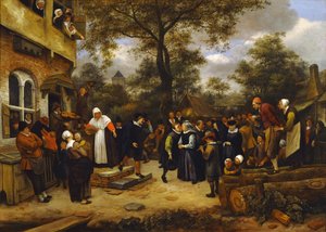 Casamento na Vila de Jan Havickszoon Steen