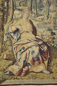 Detalhe de Pomona, de Vertumnus e Pomona, c.1630 de Jan II Raes